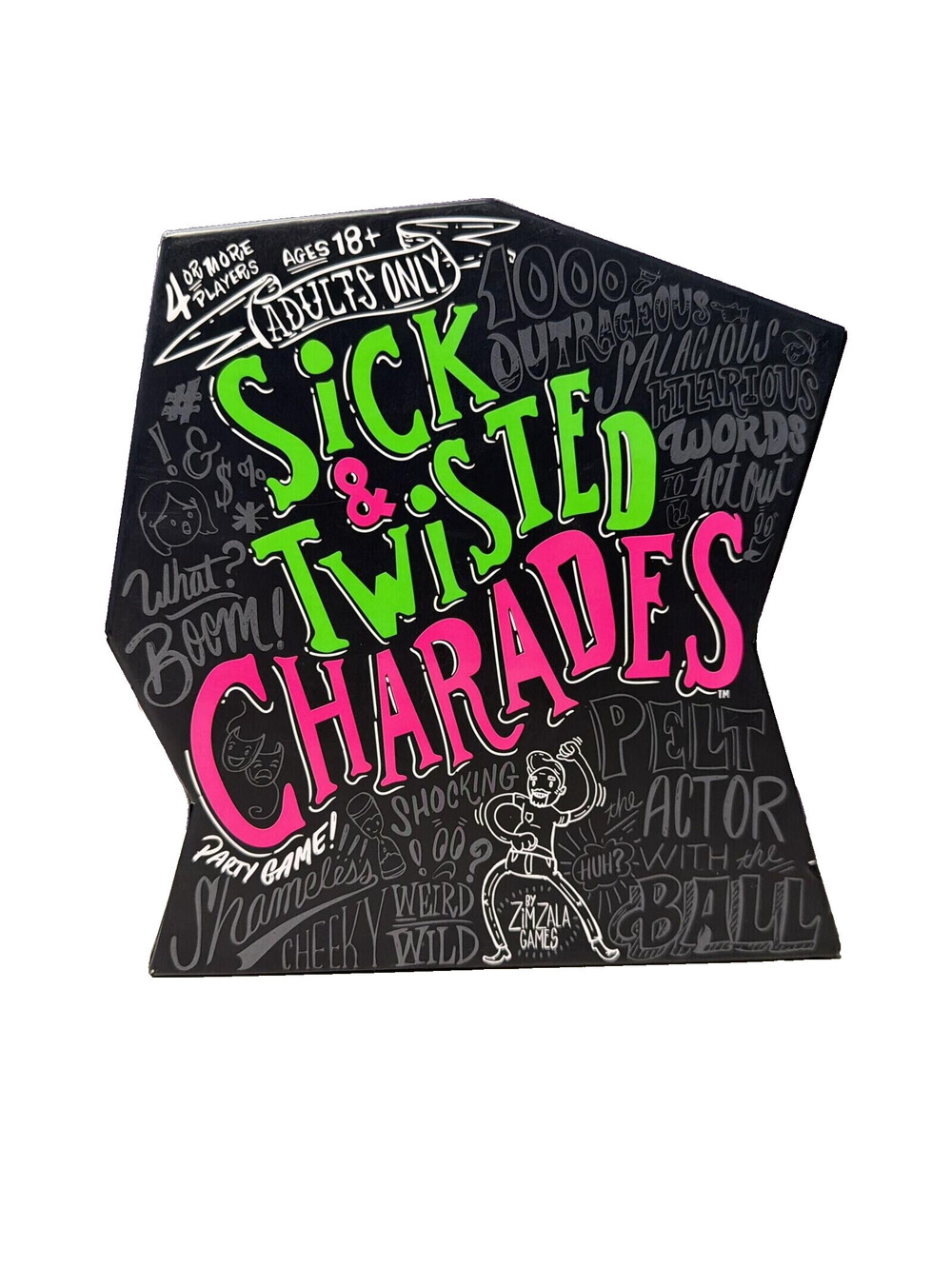 Sick and Twisted Charades Game Brand New Unopened Wonder Forge 2017 Party Family